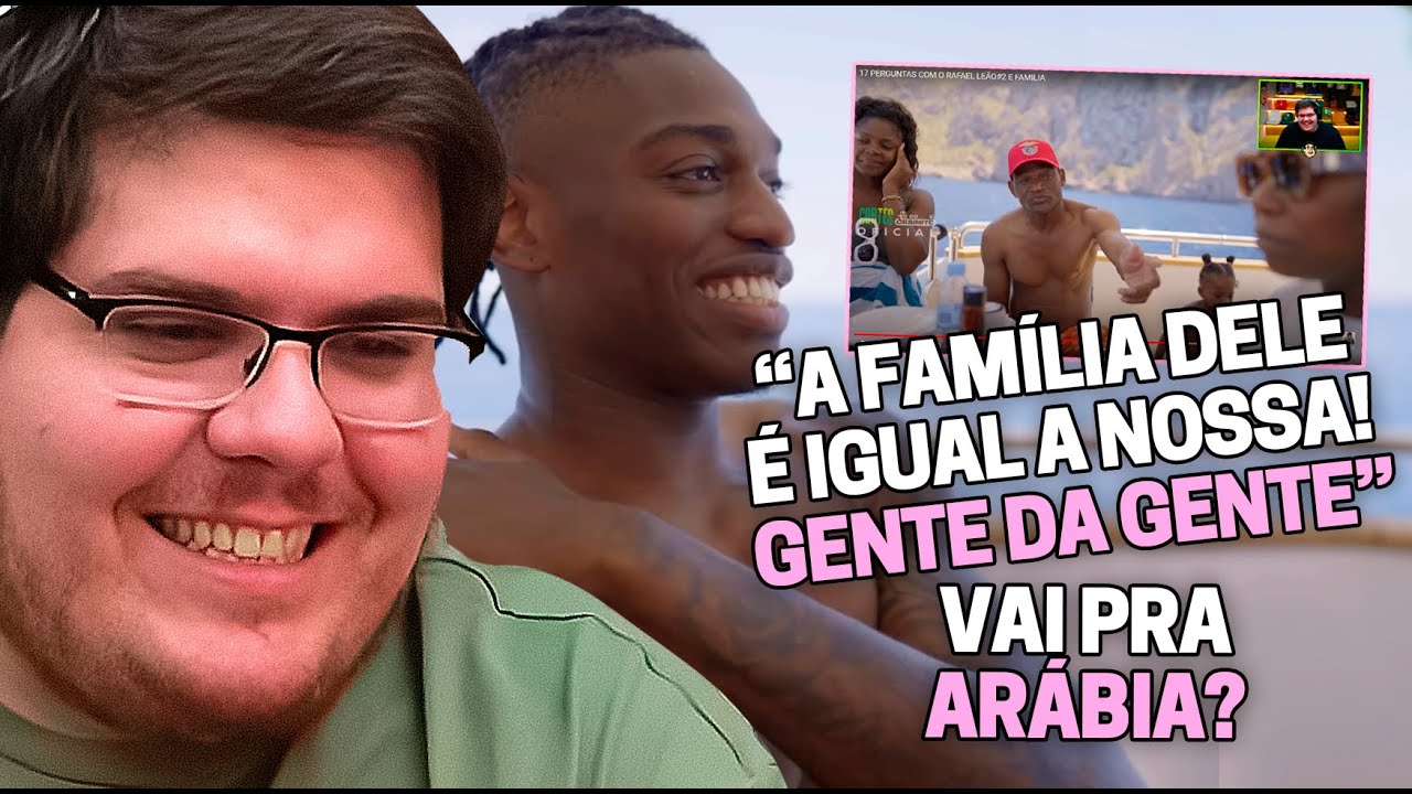 CASIMIRO REAGE: 17 PERGUNTAS COM O RAFAEL LEÃO#2 E FAMÍLIA | Cortes do Casimito