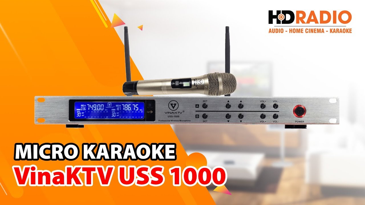 (Ngừng Sản Xuất) Micro VinaKTV USS 1000