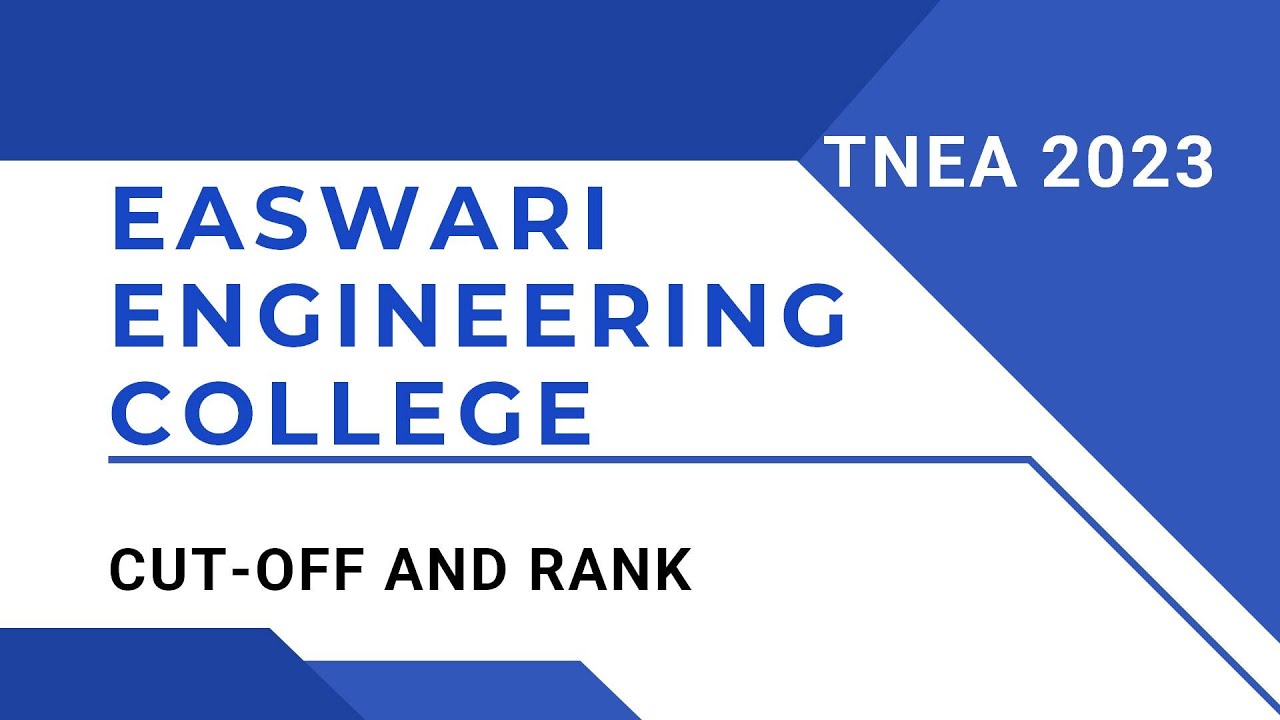 Easwari Engineering College |TNEA 2023 |Cut-off and Rank| Based on TNEA 2022| CareerGateway