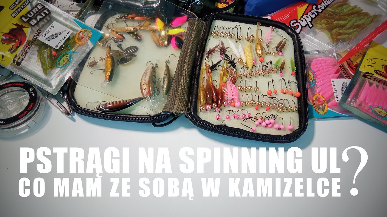 Moja kamizelka wędkarska - co zabieram ze sobą jadąc na pstrągi | spinning UL