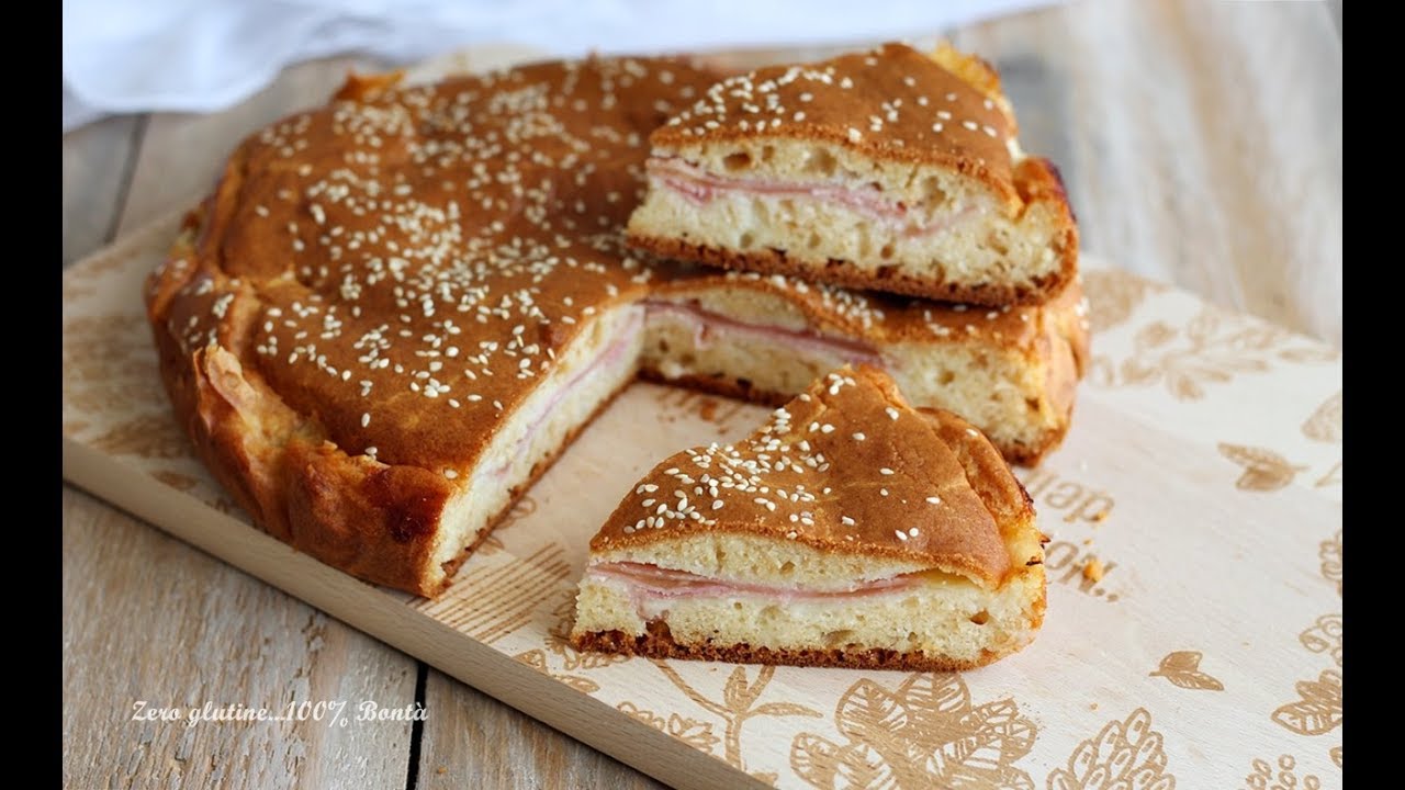 Torta salata a impasto molle, senza glutine e senza lievitazione.