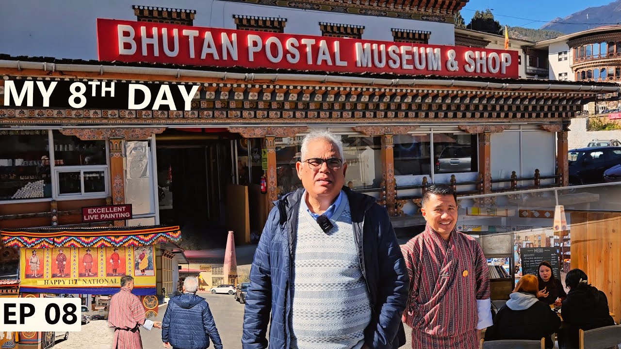 EP 08 | Bhutan Vlog: Exploring Postal Museum, Handmade Paper & Local Caf&eacute;