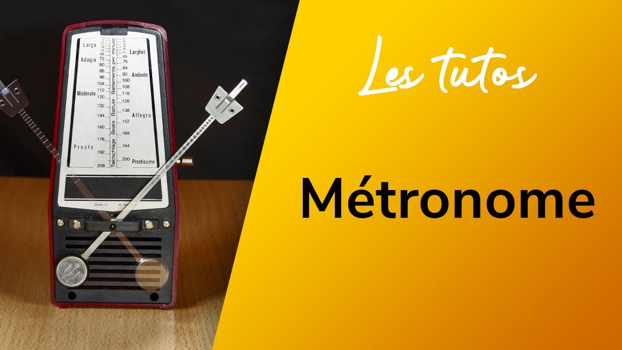 Rythme — Le métronome | LES TUTOS BLOG NOTES