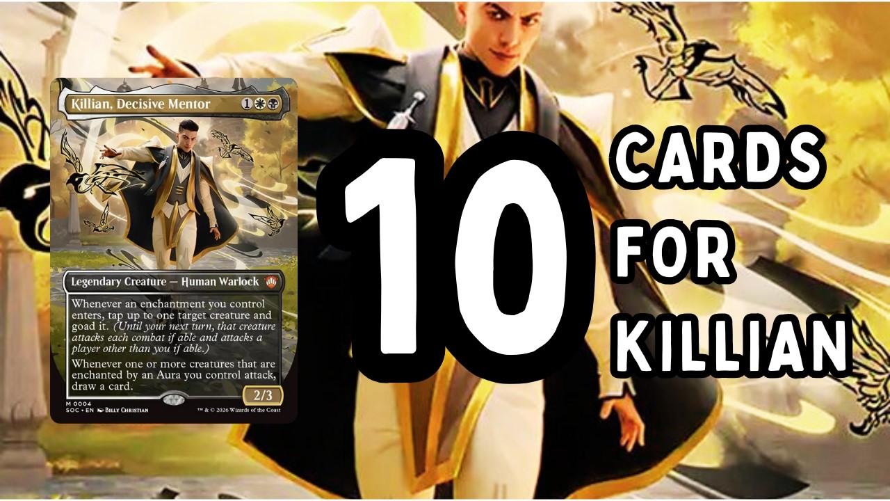 Ten Must Includes for Killian, Decisive Mentor in EDH | Commander Deck Tech | MTG