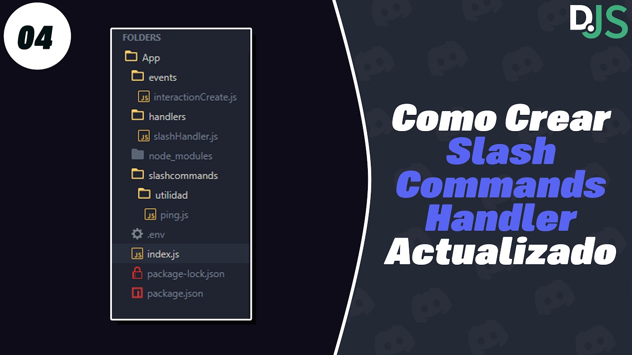 Como Crear SlashCommands Handler | 2026 | Discord.js v14 | Episodio #4