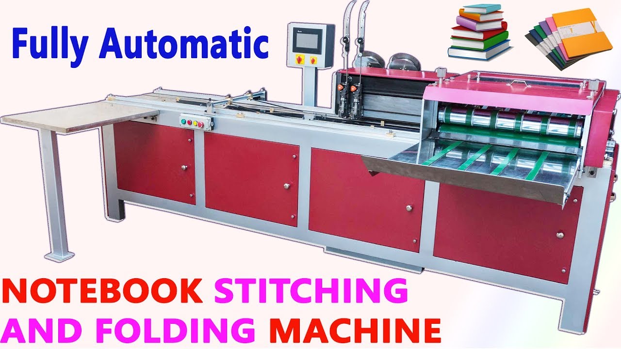 Fully Automatic Notebook Stitching And Folding Machine M- 08360540277