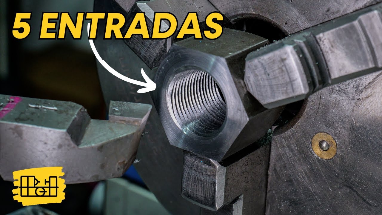 Многозаходные потоки. Как нарезать внутреннюю резьбу в гайке 