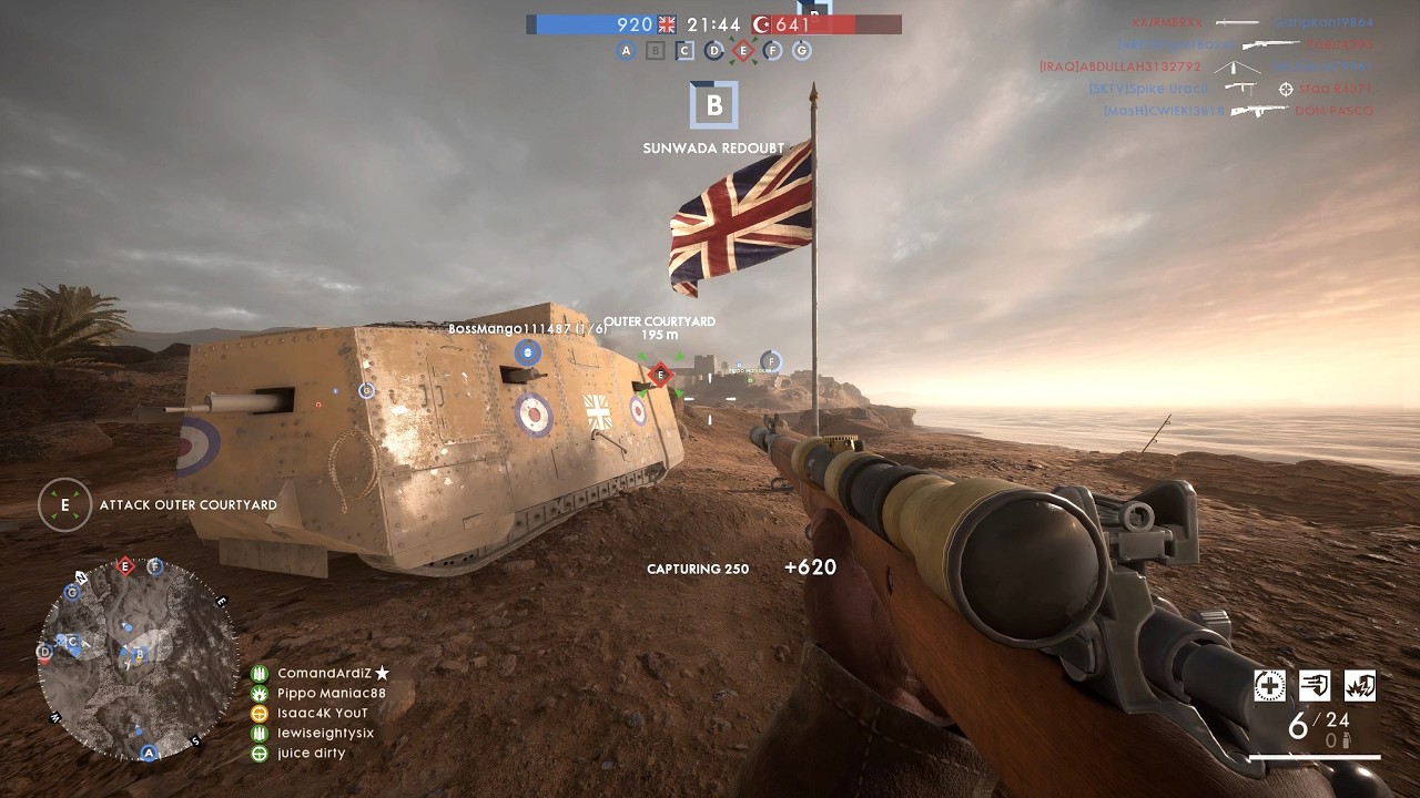 Battlefield 1: Conquest gameplay (No Commentary)