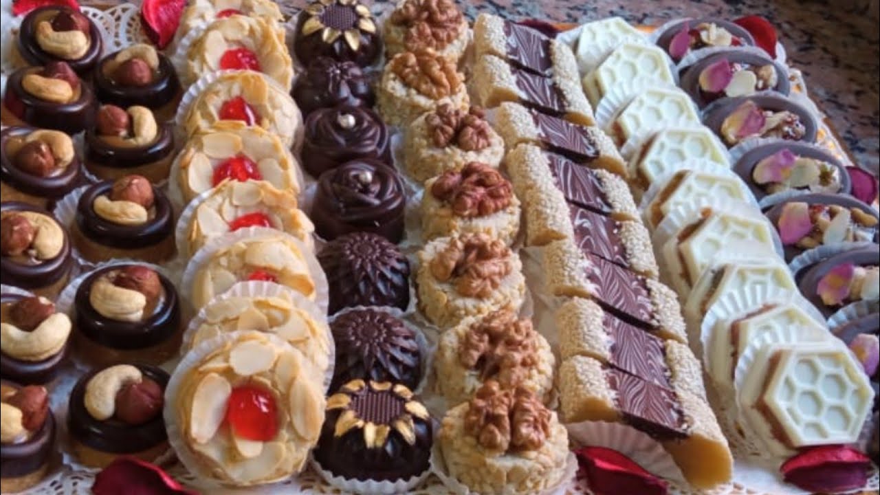 حلويات اللوز بدون فرن و بدون عجين تشكيلة راقية المنظر 2022 😍😍GATEAU D'AMANDES FAÇILES ET RAPIDES