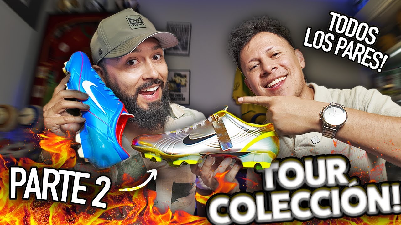 TOUR por la INCREÍBLE COLECCIÓN de Jona León PT 2, SUPERFLY 4, F50, MERCURIAL 2010 Y MÁS!! VLOG-18