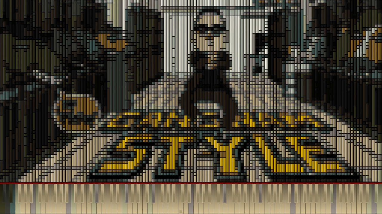 Gangnam Style but the audio is MIDI