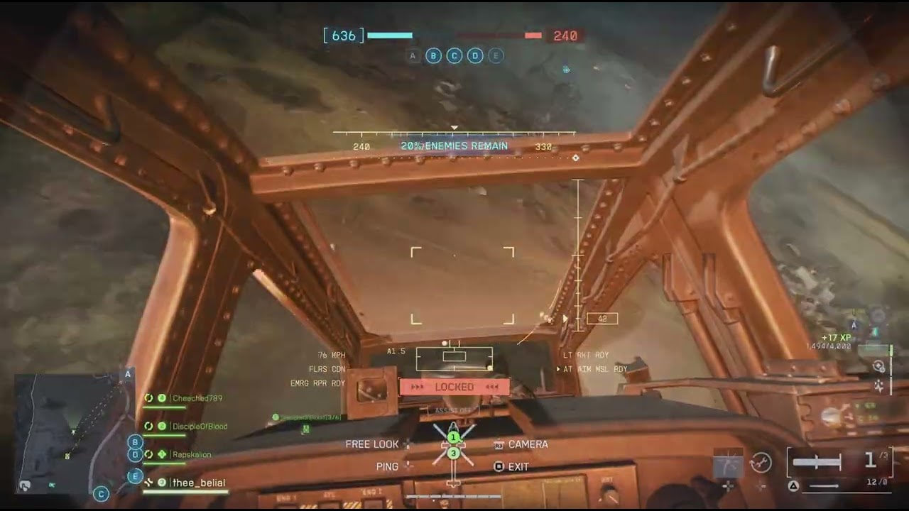 Sky Terror. Tow the Line. Bf6 attack chopper.