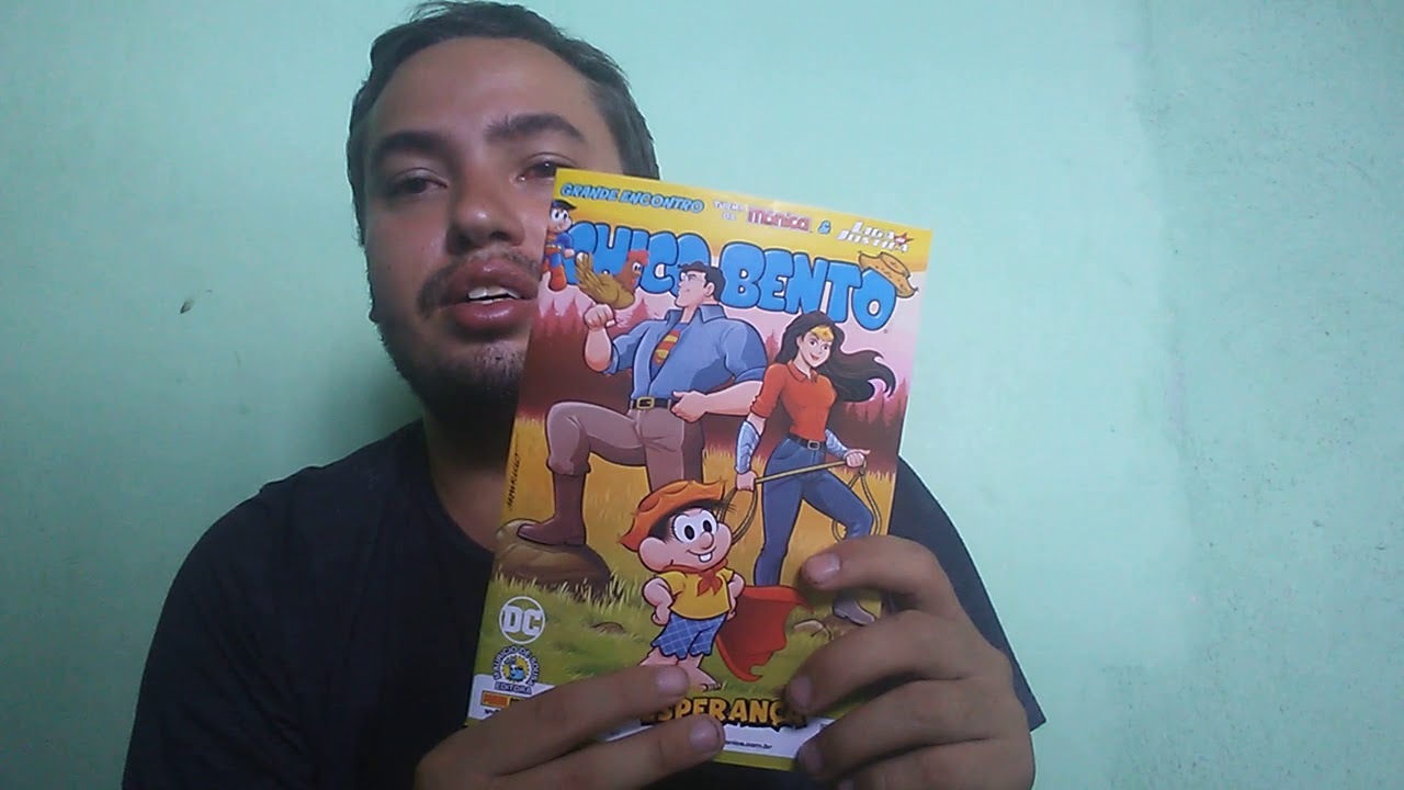 Coleção - Comprei as edições da turma da Mônica com a Liga da Justiça