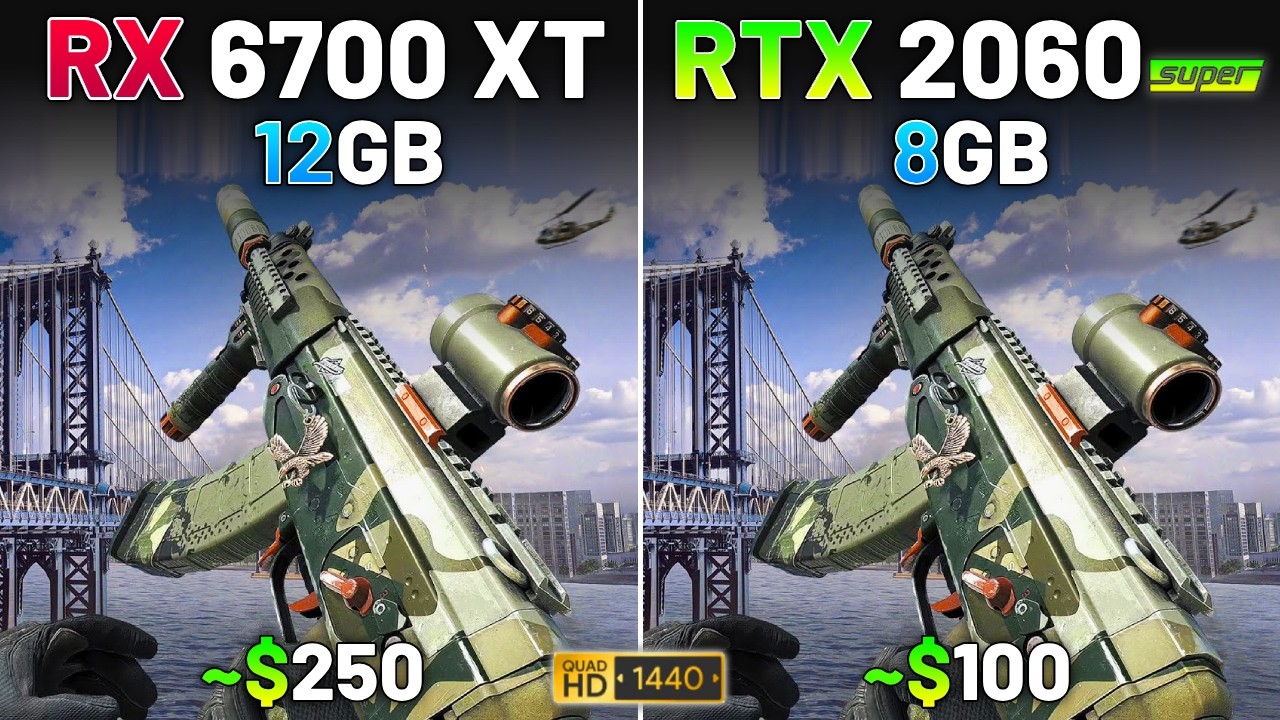 RX 6700 XT против RTX 2060 SUPER в 2026 году | Тест в 15 играх | 1440p