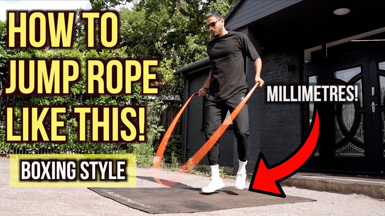 100% The BEST Jump Rope Tutorial For Beginner Boxing! 🥊
