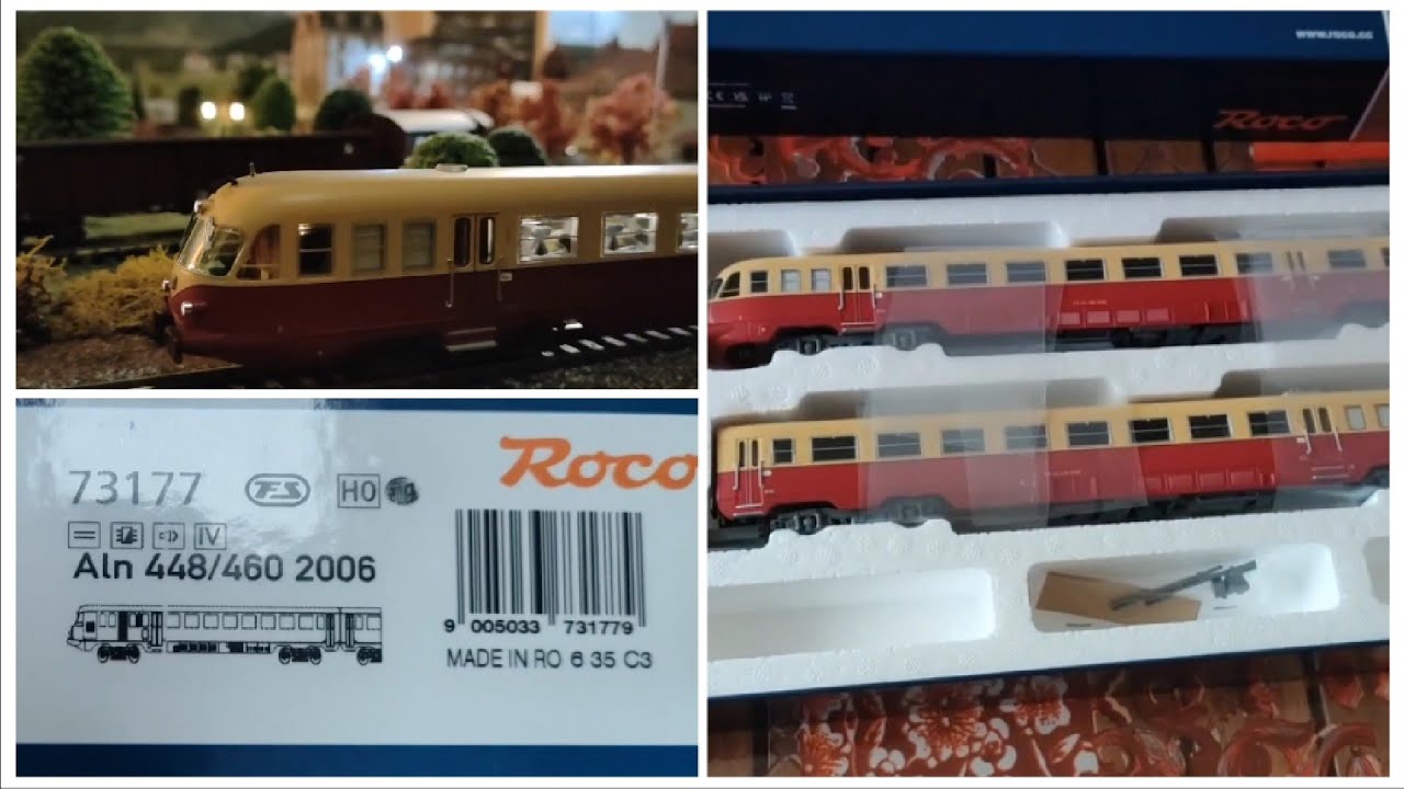 New Roco 73177 Fs Aln 448/460 Tee 2006 Dcc sound with light interna.UNBOXING e test su tracciato