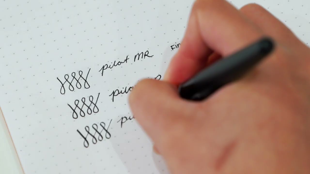 PILOT MR Fountain Pen - Writing Samples