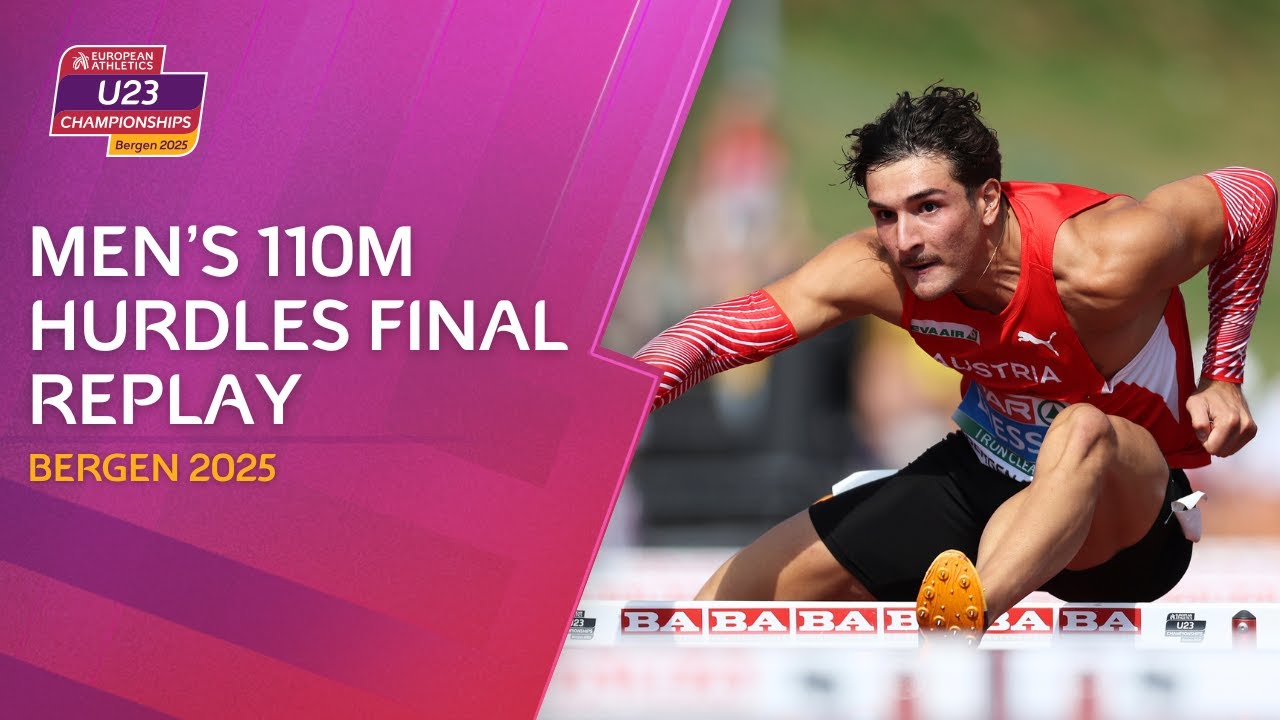 Men's 110m Hurdles Final | Bergen 2025 U23 Championships