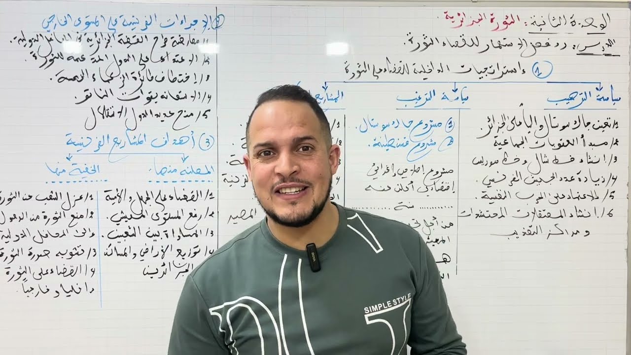 شرح مفصل و حماسي للدرس رد فعل الاستعمار