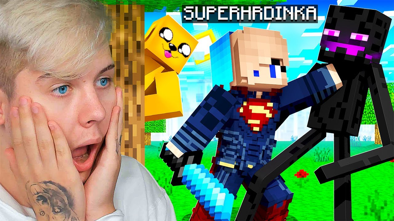 Anniet je TAJN&Aacute; SUPERHRDINKA v Minecraftu! @AnnieTka
