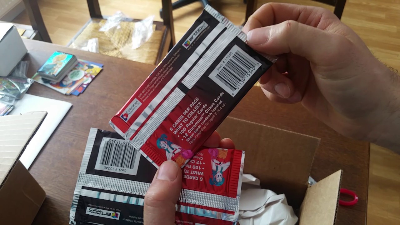 ouverture colis carte dbz ! yeah