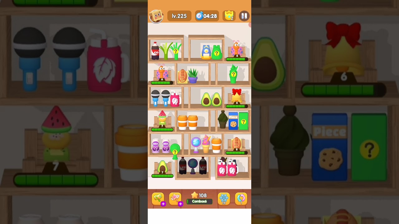 Goods Puzzle Sort Challenge Level 225 Gameplay Updated 