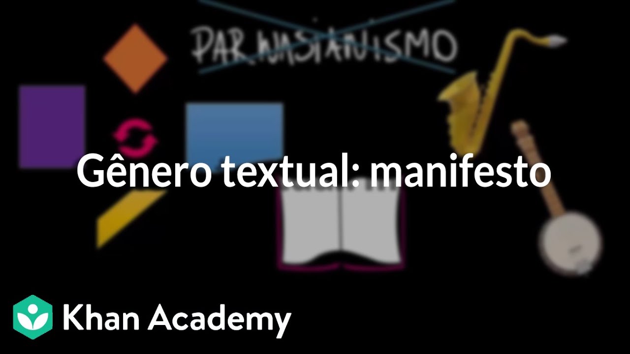 Gênero textual: manifesto