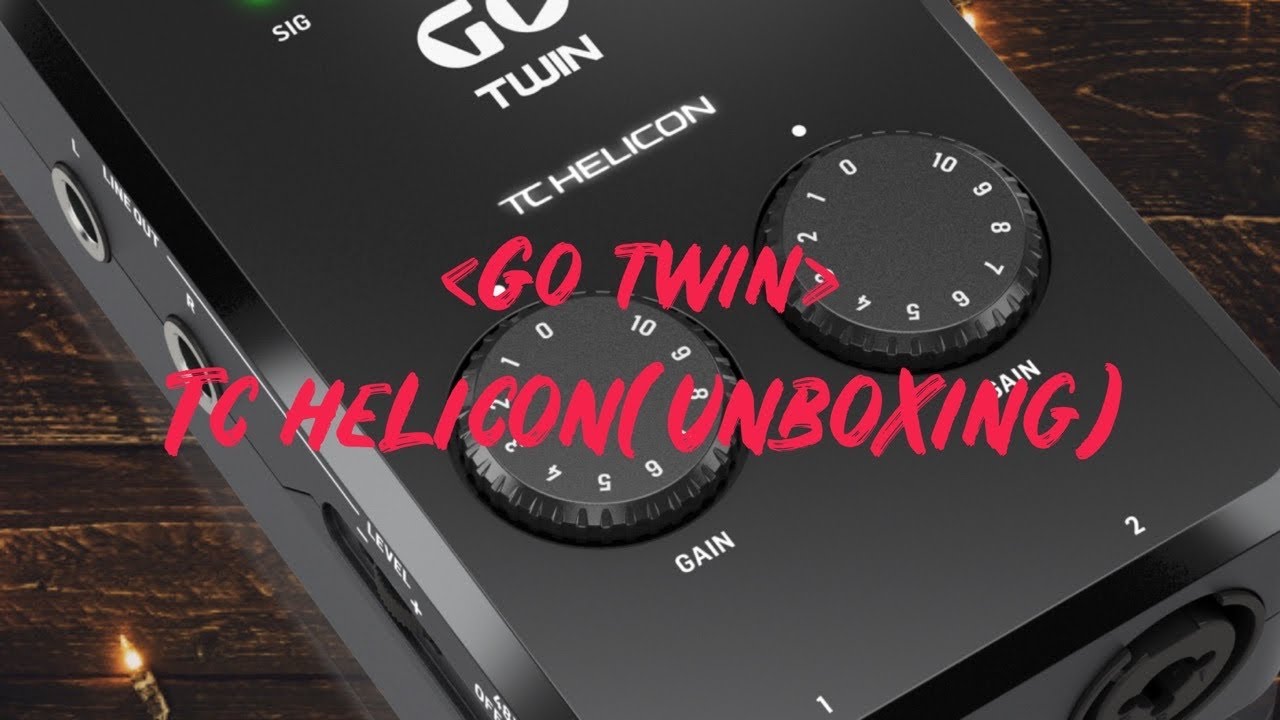 UNBOXING TC HELICON(GO TWIN)