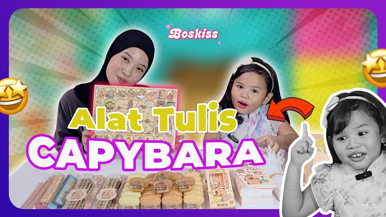 SERBA-SERBI CAPYBARA STATIONERY UNTUK DIBAGIIN KE TEMANKU