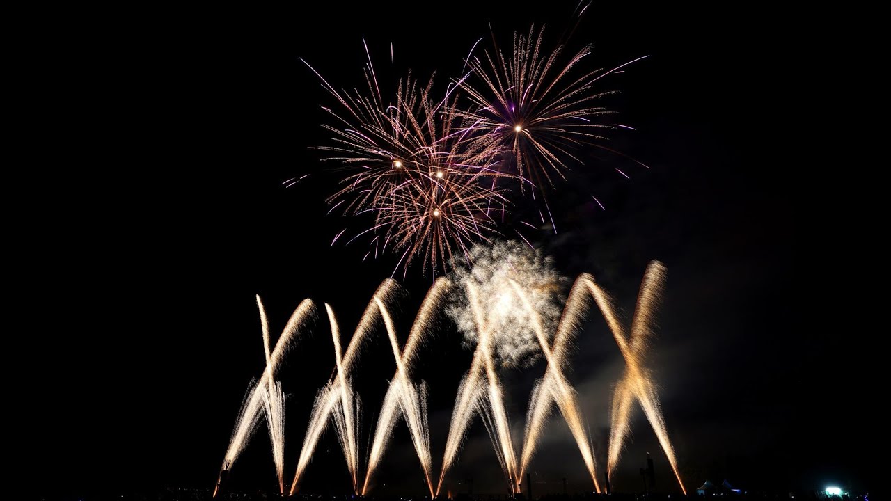 Flammende Sterne Ostfildern 2023 - Feuerwerk DEWICO Belgien