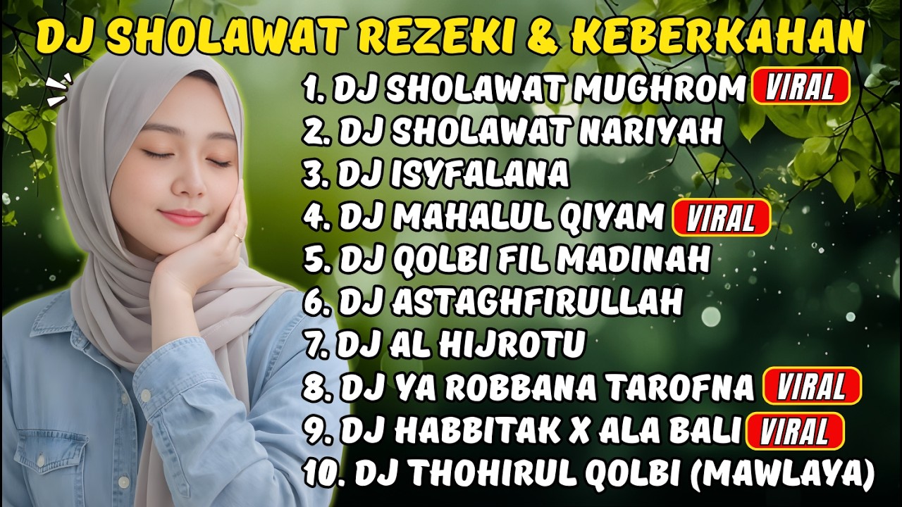 DJ SHOLAWAT REZEKI & KEBERKAHAN 2026 | Slow Bass Merdu
