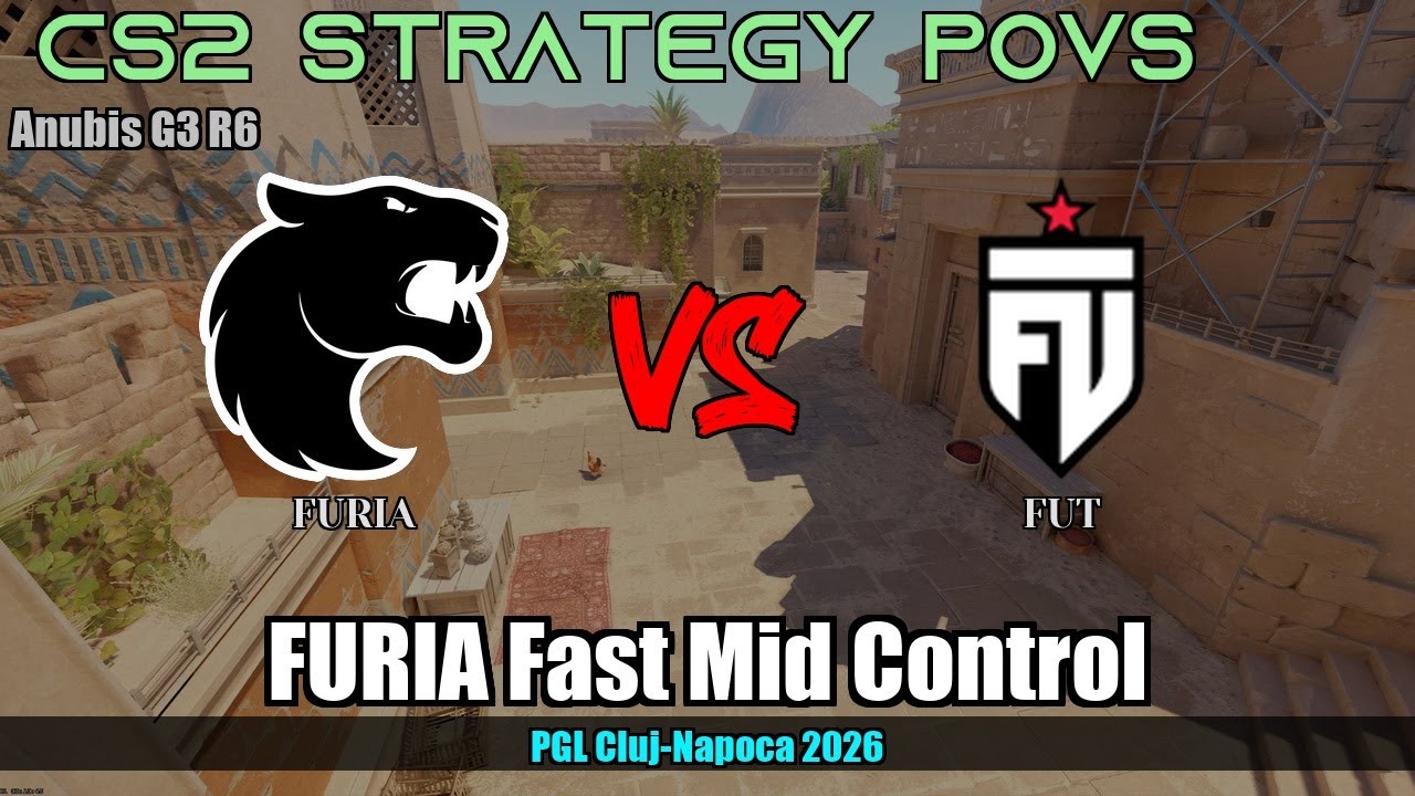 FURIA Fast Mid Control - Anubis G3R6 | FURIA | PGL Cluj-Napoca 2026