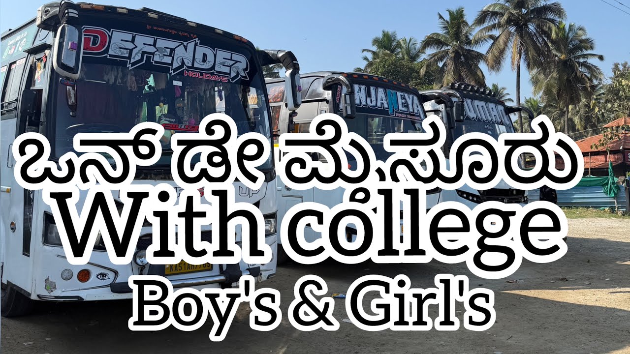 ಒನ್ ಡೇ ಮೈಸೂರು with college boy's & girls