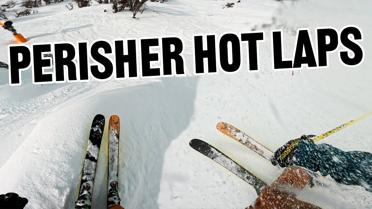 Leichhardt Laps and Australia's Highest Chairlift. (Perisher, NSW Australia) RAW SKIING POV [4K]