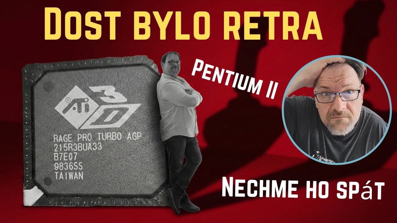 Retro PC peklo: Pentium II 350MHz, mrtvé CD-ROMky a Windows XP