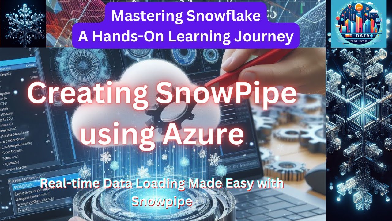 Создание Snowflake SnowPipe с помощью Azure: простой прием данных в режиме реального времени