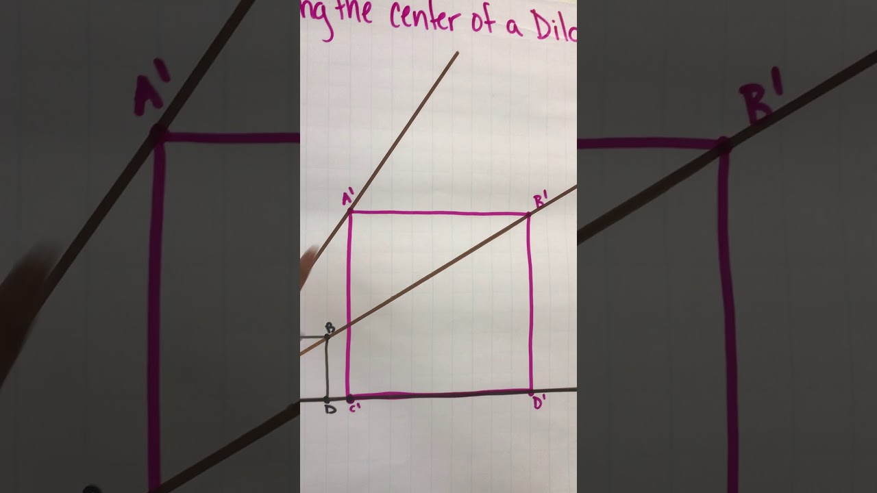 Finding the Center of a Dilation