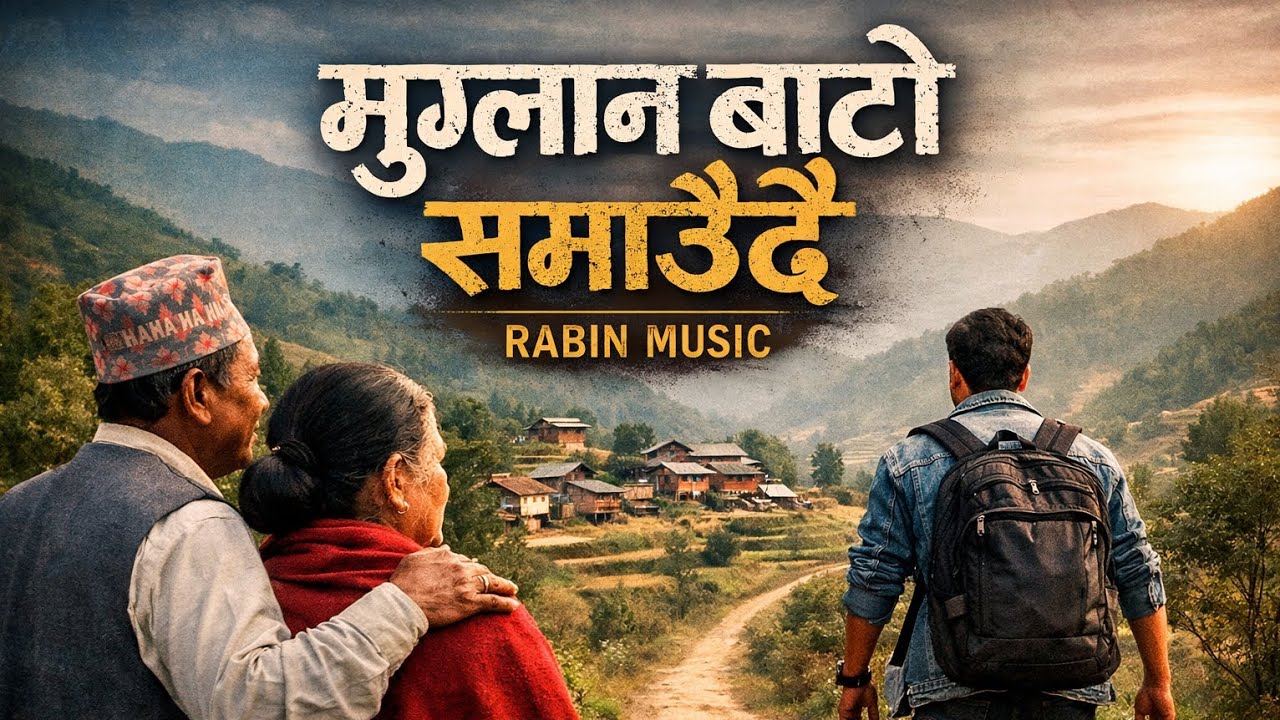 मुग्ला बाटो समाउँदै | परदेशीको पीडा | Nepali Emotional Song | RABIN MUSIC