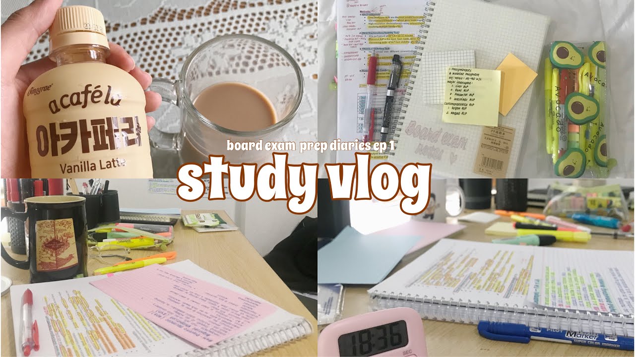 a study vlog 📚 &mdash; board exam preparation diaries ep. 1 🔬 | philippines