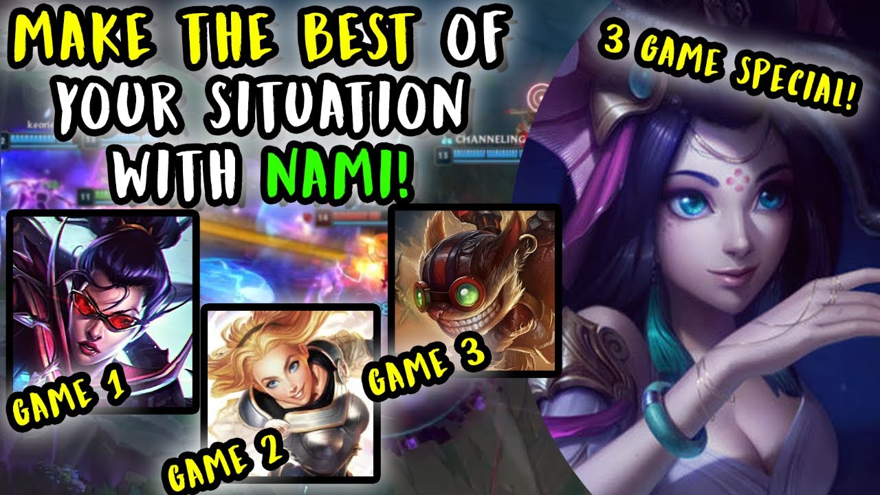Make The Best of Your Situation with NAMI! | Diamond Support | Patch 25.20