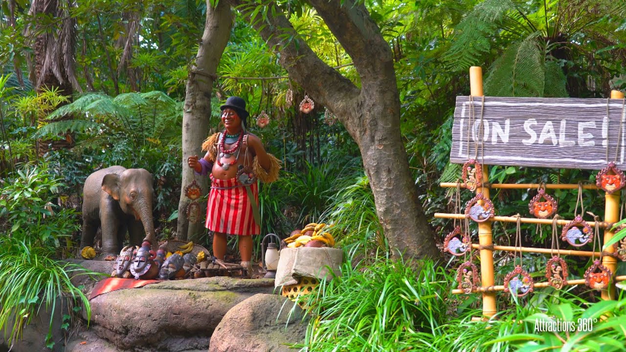 [4K] Tokyo Disneyland Jungle Cruise Ride 2016