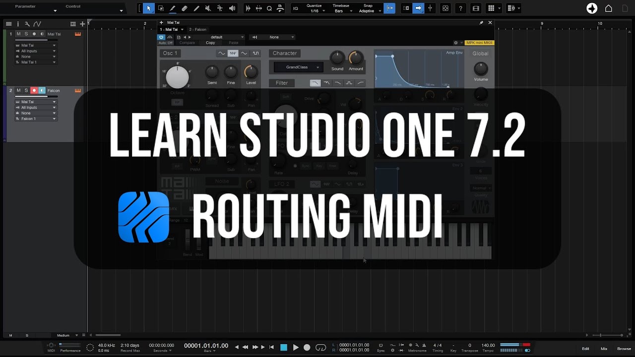 Изучите Studio One 7.2 | Маршрутизация MIDI