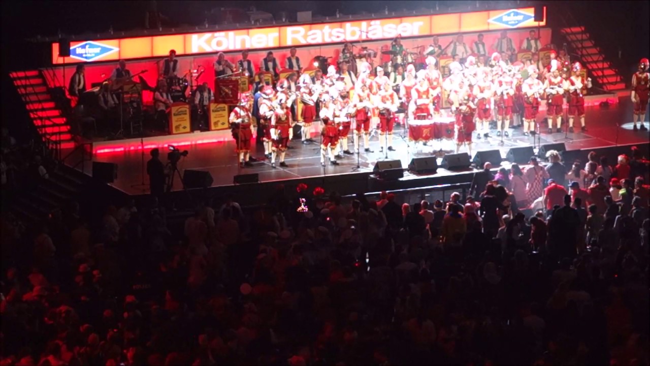 Lachende Kölnarena 2016 Eröffnung mit den Kölner Ratsbläsern