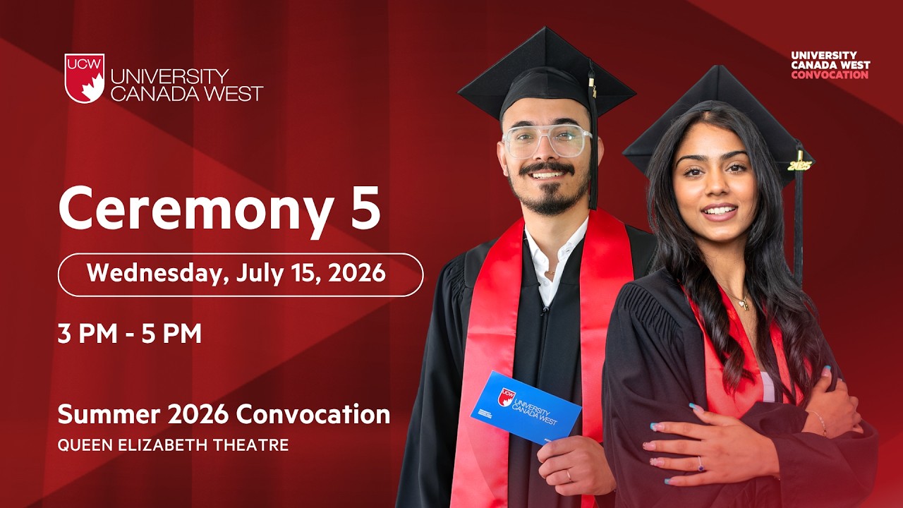 UCW Summer Convocation 2026 - Day 3 (Ceremony 5) 3 pm