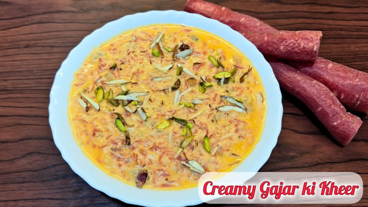 Gajar Ki Kheer Kaise Banaye | Creamy Gajar Ki Kheer Recipe #gajarkikheer 