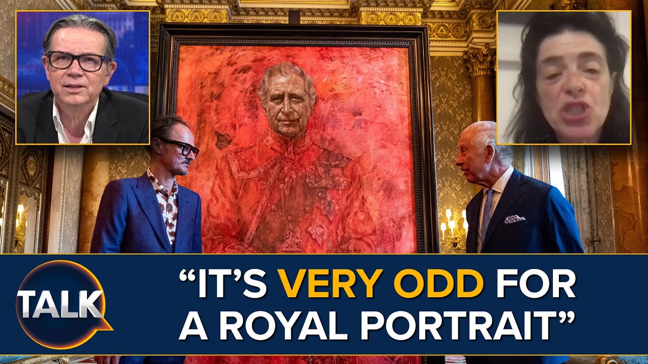 “Very ODD For A Royal Portrait” Art Critic Analyses King’s First Official Portrait Since Coronation