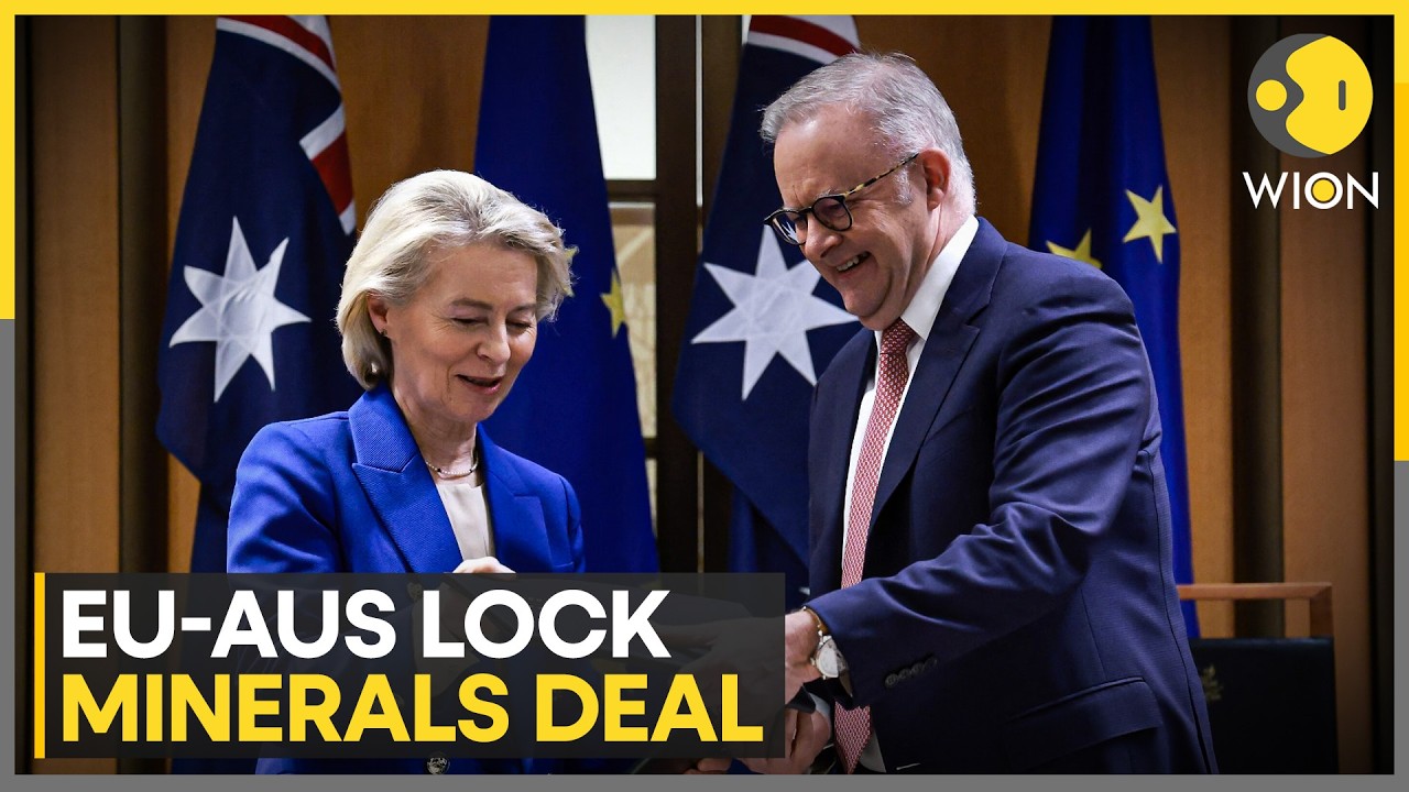Australia-EU Trade Deal: EU Gets Australia's Access To Critical Minerals | WION News