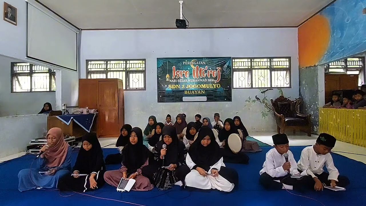 Dokumentasi penampilan Hadroh SDN 2 Jogomulyo "Sholawat Jibril"