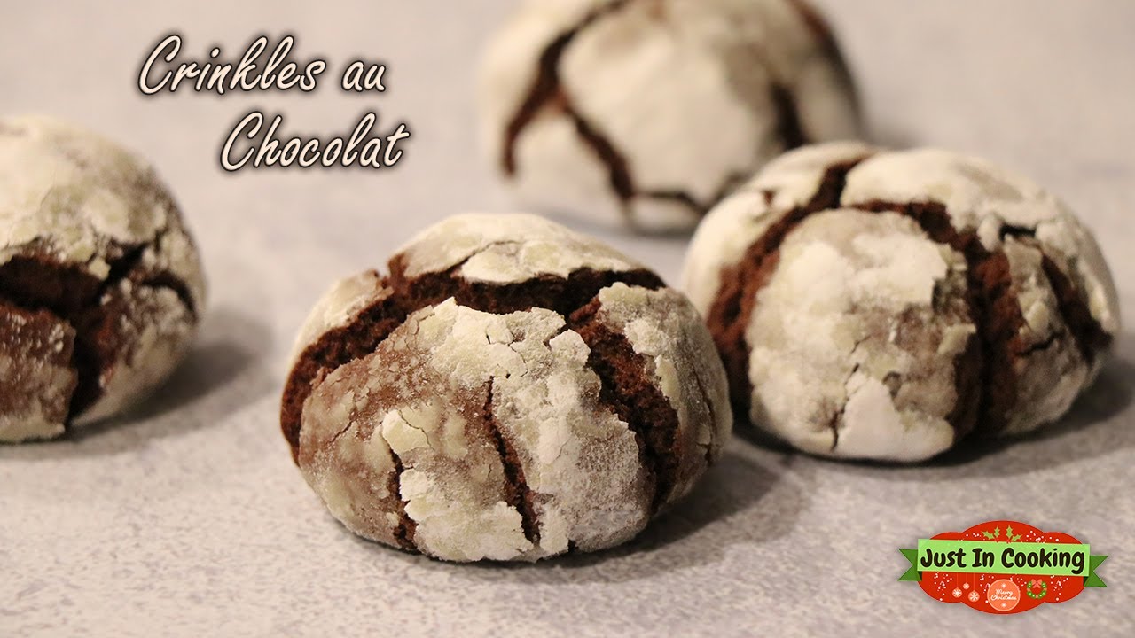 ❅ Recette de Crinkles de Noël au Chocolat ❅