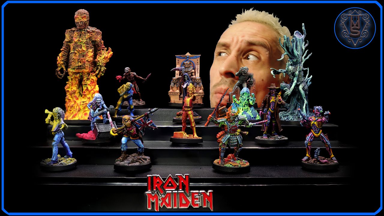 A Painter's Review Of The CMON Iron Maiden Collection.